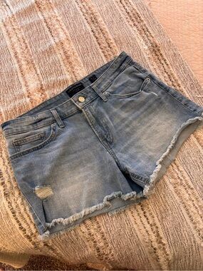 Lucky Brand Light Blue Distressed Denim Cutoff Shorts